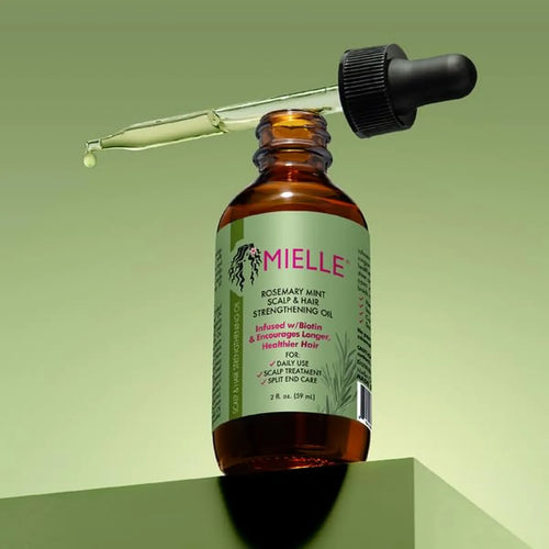 Aceite de romero y menta para el cabello